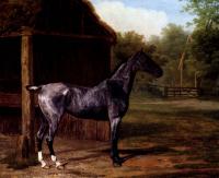 Agasse, Jacques-Laurent - Lord Rivers' Roan mare In A Landscape